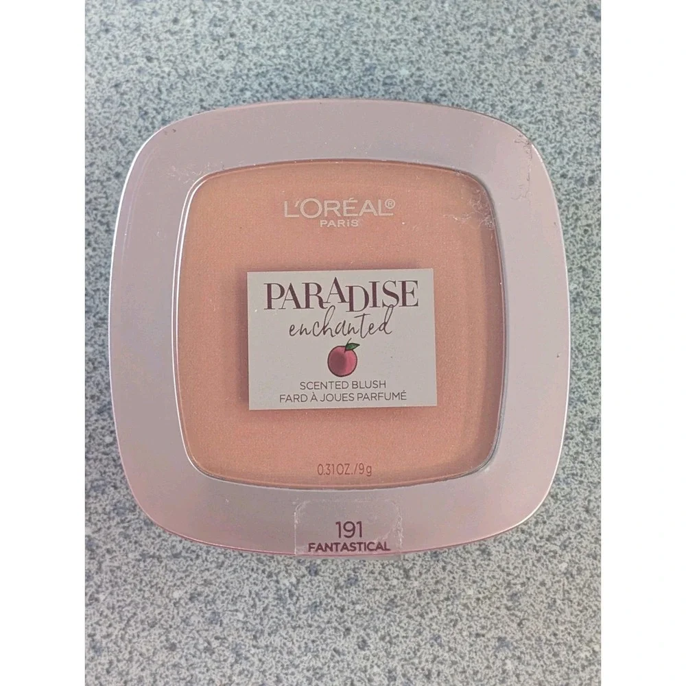 2 Lot L'Oréal Paris Cosmetics Paradise Enchanted Scented Blush #191 & #192 Peach
